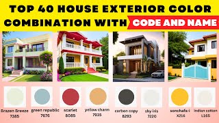 Exterior Paint Color Ideas HouseSimple House Outside Wall Colour CombinationExterior House Design [upl. by Bolton]