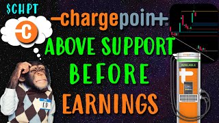 ChargePoint Stock CHPT Above Downtrending Support Before Earnings [upl. by Ailuig]