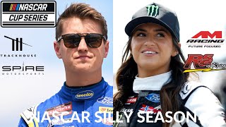 NASCAR Silly Season Update  Carl Edwards Returning To NASCAR  Hailie Deegan To AM Racing [upl. by Yblek]