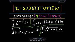 USubstitution  More Complicated Examples [upl. by Nations]