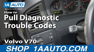 How to Pull Up Volvo Diagnostic Trouble Codes [upl. by Eilak747]