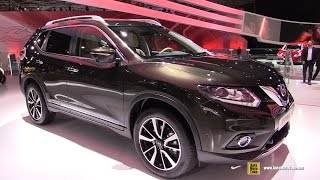 2015 Nissan XTrail Tekna  Exterior and Interior Walkaround  2014 Paris Auto Show [upl. by Allista]