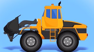 Transformer Bulldozer  Car Cartoon Videos for Children from Kids Tv Channel [upl. by Allegra]