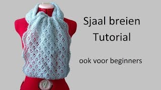 Tutorial sjaal breien ook voor beginners [upl. by Falzetta]