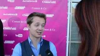 TI Exclusive Jason Earles at the SummerWithCimorelli Premiere Party [upl. by Weissmann]