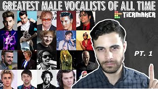 Greatest Male Vocalists of All Time TIER LIST Part 1  Best Male Singers [upl. by Iana]