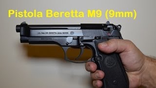 Pistola Beretta M9 em 9mm [upl. by Lynch]