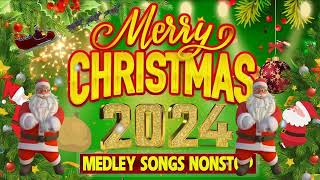 Non stop Christmas Songs Medley Disco Remix 2024 🎅🎄 DISCO Christmas Songs 2024 [upl. by Mansur]