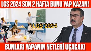 LGS 2024 Son 2 hafta bunu yapanın netleri uçacak Net arttırma taktiği LGS 2024 [upl. by Fatimah]