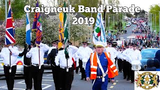 Craigneuk Band Parade  Wishaw 2019 [upl. by Eliga]