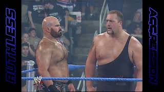 Big Show amp ATrain vs Chris Benoit amp Rhyno  SmackDown 2003 [upl. by Marilee]