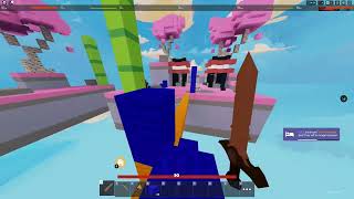 tryhard duels gameplay eldertree and Hannah Roblox Bedwars [upl. by Ehcrop]