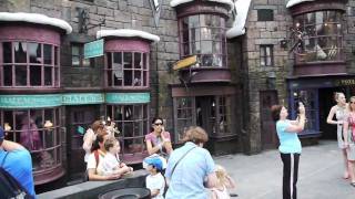 Hogsmeade Village walkthrough tour at The Wizarding World of Harry Potter [upl. by Maida269]