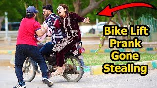 Bike Lift Prank Gone Stealing  Pranks In Pakistan  Humanitarians [upl. by Auos752]