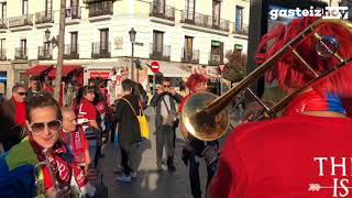 La afición del Baskonia toma Madrid en la Copa del Rey 2019 [upl. by Ellennad118]