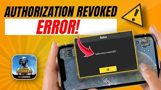 How to Fix Authorization Revoked Error in PUBG Mobile  Authorization Revoked Problem in PUBG [upl. by Annavaig]