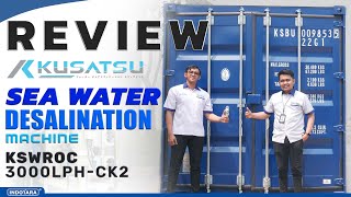 MELIHAT ISI DARI KUSATSU CONTAINERIZED SEA WATER DESALINATION MACHINE [upl. by Lamee503]