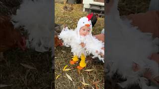 PART 3 Crochet Baby Chicken Costume With Feathers For Halloween crochetwithme crochetforbeginners [upl. by Gilson141]