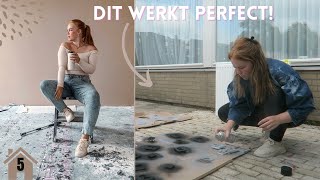 DE perfecte muur kleur gevonden amp stopcontacten zwart maken 🏠  Verhuisvlog 5 REBECCA DENISE [upl. by Nylidnarb14]