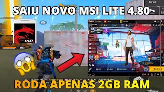 DESCOBRI MELHOR EMULADOR PARA PC E NOTEBOOK FRACO NOVO MSI LITE 480 😱 SUPER LEVE 2GB RAM 🚀 [upl. by Converse]