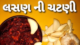 lasan ni chatni  lasan ni chatni banavani rit  Lahsun Ki Chutney  garlic chutney [upl. by Ymij]