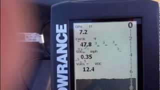 Mark  4 Lowrance fish finder depth finder  Screenshots [upl. by Darla]