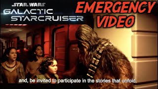 Galactic Starcruiser Emergency Video for Boarding Guests [upl. by Jaan709]