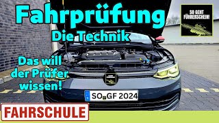 Diese offiziellen Technikfragen stellt der Prüfer in der Fahrprüfung Klasse B  Führerschein [upl. by Drol411]