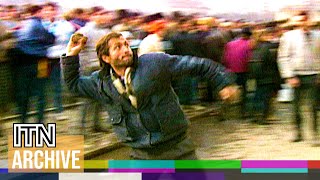 Dramatic Uncut Footage of Romanian Revolution After the Fall of Ceaușescu 1990 [upl. by Kowal240]