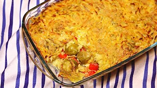 Dieses Rosenkohl Auflauf Rezept mit Kartoffelkruste ist so lecker dass ich den jeden Tag mache [upl. by Toni]