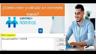 Crear un concepto nuevo y asignarle formula en contpaqi Nominas [upl. by Evander]