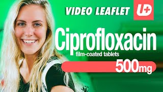 CIPROFLOXACIN 500 mg  What it is for how to use dose warnings and side effects [upl. by Refinney]