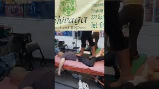 Massage 💆‍♂️ with feet YongeDundas Square [upl. by Cilegna]