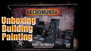 Necromunda Hive Secundus Walls and Columns Unboxing Build and Paint [upl. by Ten271]