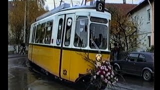 Straßenbahn Echterdingen Leinfelden letzter Betriebstag Einstellung 3111990 [upl. by Takken]