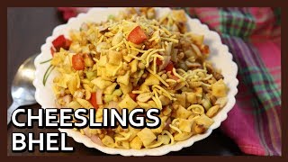 Cheeslings Bhel  3 min Snack Recipe  Healthy kids Snack Recipe by Healthy Kadai [upl. by Attalie]