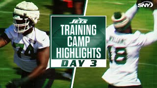 Olu Fashanu Alijah VeraTucker the OL in action  NY Jets Training Camp Highlights 72624  SNY [upl. by Selma]