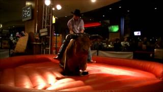 Sams Town Mechanical Bull Riding  Rankest Round Ever [upl. by Stormi]