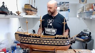 The Most Difficult Model Ship To Ever Build  172 HMS VICTORY 02 [upl. by Weylin]