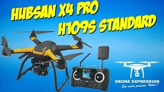 PRESENTATION UNBOXING REVIEW FLIGHT TEST FRENCH HUBSAN H109S X4 PRO  GIMBAL HAKRC Storm32 GEARBEST [upl. by Gudrun]