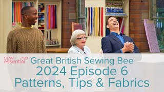 Great British Sewing Bee Episode 6 Series 10  Patterns and Fabrics [upl. by Genia]