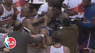 Knicks vs Suns ‘93 brawl leads to six ejections NBA rules overhaul  ESPN Archives [upl. by Norrehs]