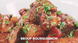 ricetta cucinafrancese beoufbourguignon BEOUF BOURGUIGNON  LA RICETTA ORIGINALE FRANCESE 🍲🍷 [upl. by Ricketts]