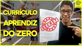 Como FAZER um CURRÍCULO DE JOVEM APRENDIZ  PASSO A PASSO [upl. by Craggy]