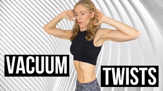 Vacuum Twists To Strengthen Your Abs THE BEST ABS EXERCISE [upl. by Enitsahc]