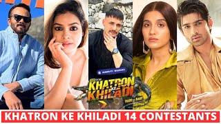 Khatron Ke Khiladi 14 Contestant Name List Episode 1 KKK 14 Khatron Ke Khiladi 14 2024  Asim Ri [upl. by Suivatnod519]