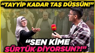 “BEN YANDAŞIM” DİYEN KADINA “SÜRTÜK” DEDİ ORTALIK KARIŞTI  Sokak Röportajları [upl. by Burnie454]