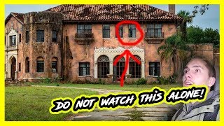 OVERNIGHT IN A HAUNTED SERIAL KILLERS MANSION CAUGHT THIS ON CAMERA [upl. by Alehtse]