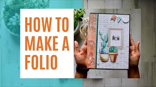 Mini Album Folio Tutorial Start to Finish Beginners 2023  Mintay Suntastic  Choice Folio [upl. by Fitzhugh]