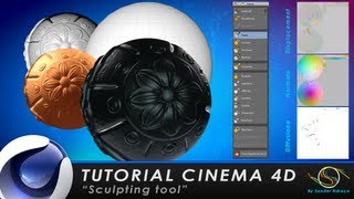 TUTORIAL CINEMA 4D quotSculpting toolsquot [upl. by Meibers]